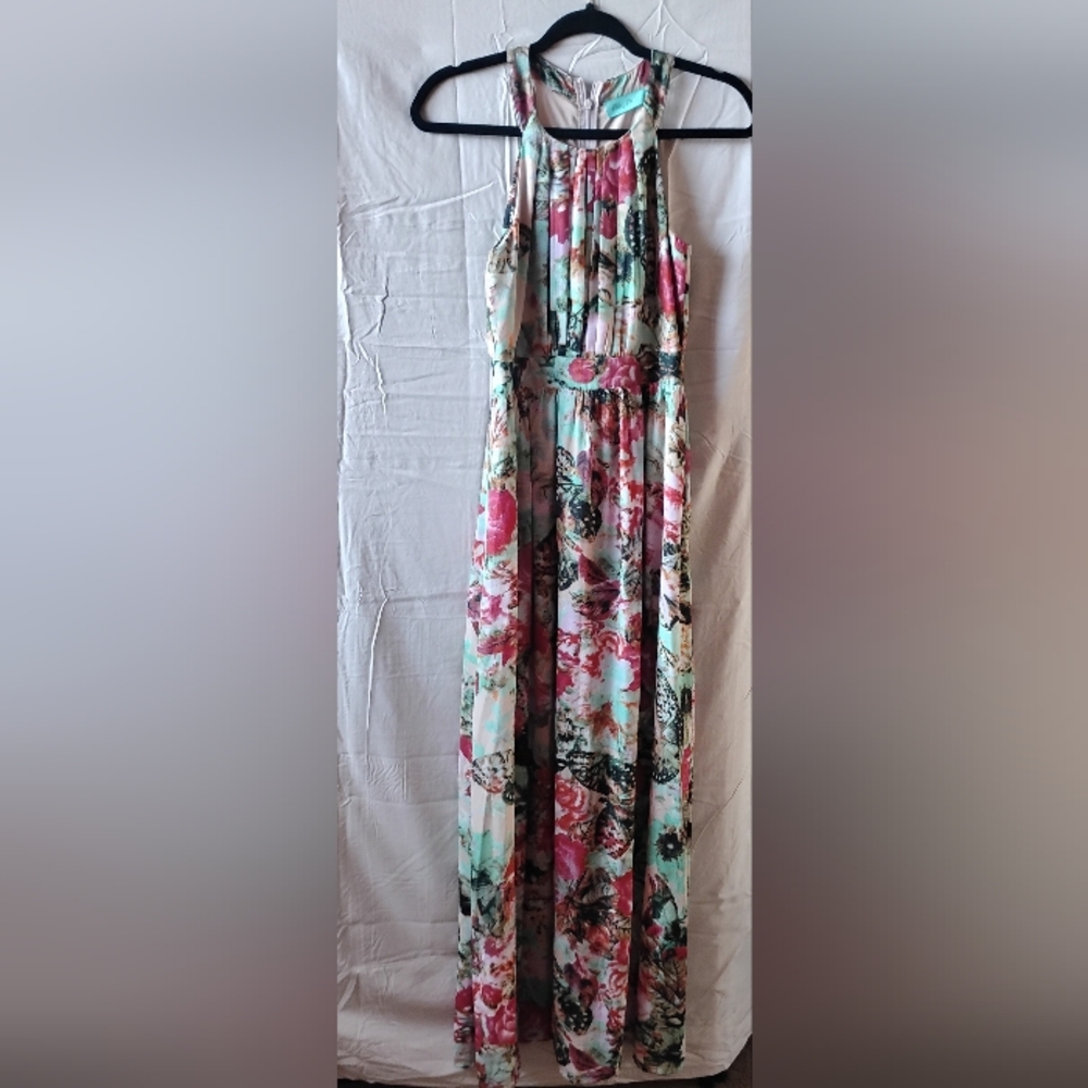 Filly Flair Floral Maxi Dress Size Small
